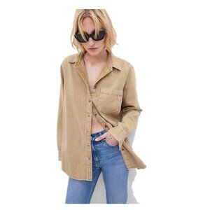 Gap Khaki Big Shirt with Washwell XL